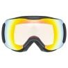 Skimaske Uvex DOWNHILL 2100 V (BLACK MATT/VARIO RAINBOW)