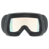Skimaske Uvex DOWNHILL 2100 V (BLACK MATT/VARIO RAINBOW)