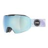 Ski mask Uvex EPIC ATTRACT S (BLACK MATT//MIRROR SAPPHI)
