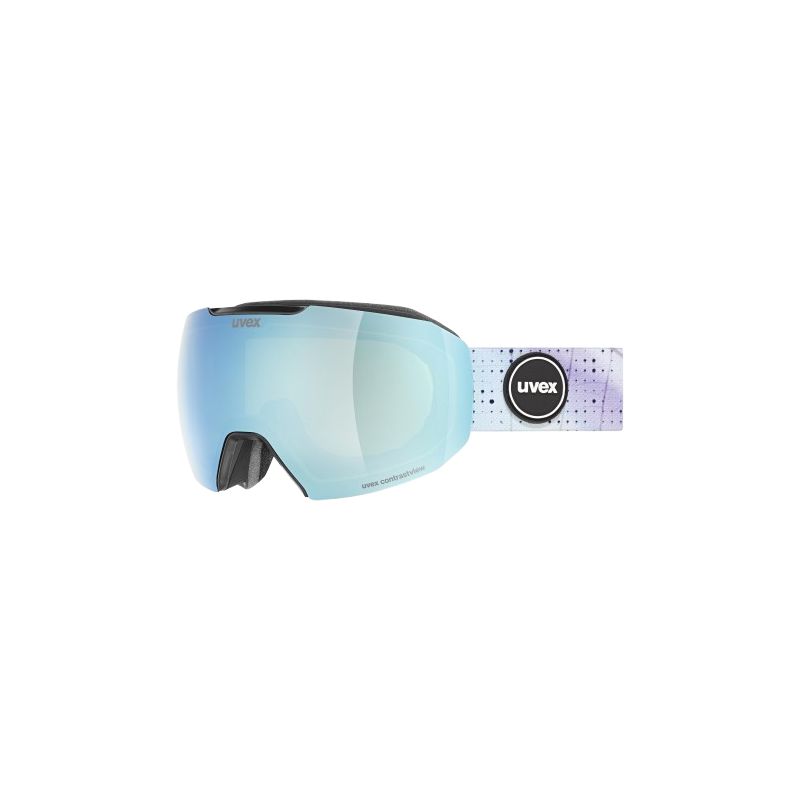 Skimasker Uvex EPIC ATTRACT S (BLACK MATT//MIRROR SAPPHI)