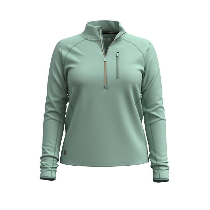 Polar Smartwool Forro polar 1/2 cremallera Active Mujer (VERDE ARTICO)