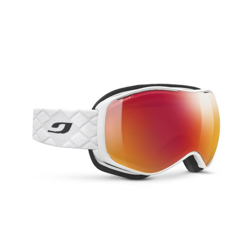 Skibrille Julbo ELLIPSE GC CAT3 (WEISS-Rot GlareControl)