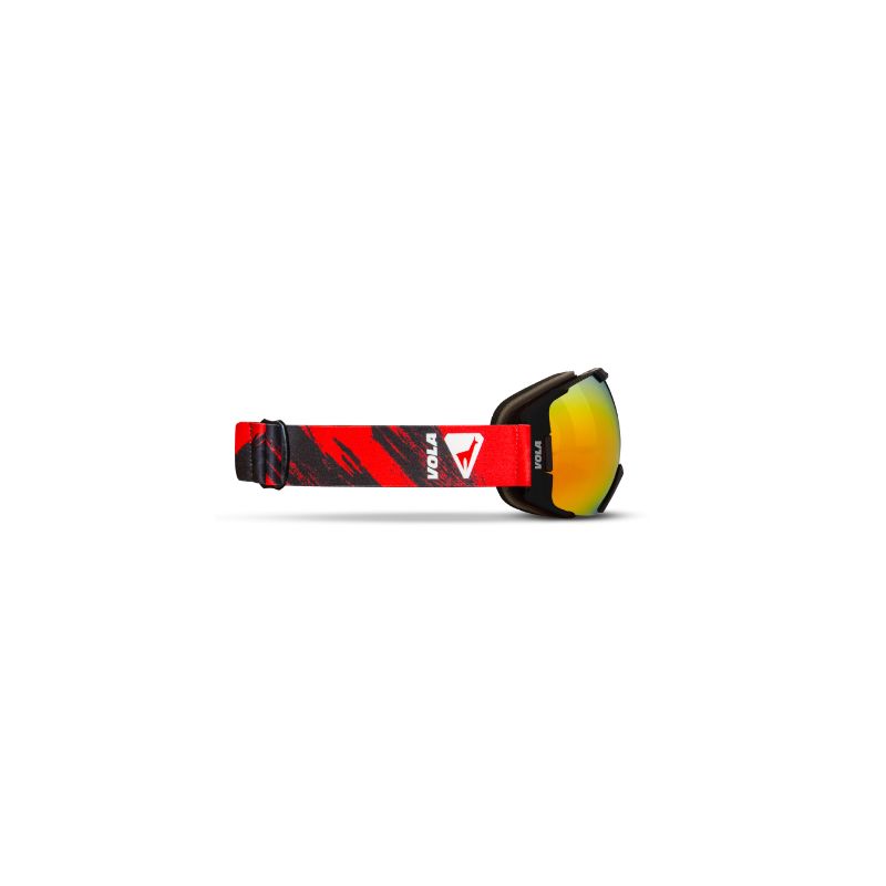 Mascarilla de esquí Vola FAST GRAF + 1 pantalla (Rojo/Negro)