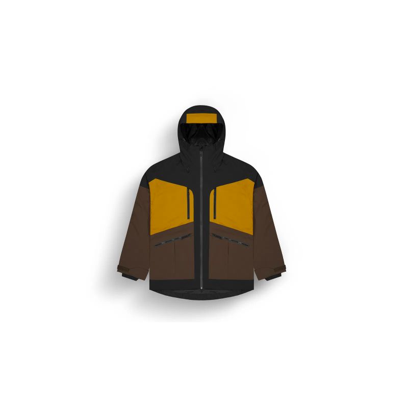 Freeride-jakke til mænd Picture NAIKOON JKT (C Black Chicory Honey)