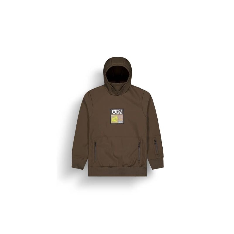 Technisches Sweatshirt Ski Picture PARKER JKT (A Chicory Coffee)