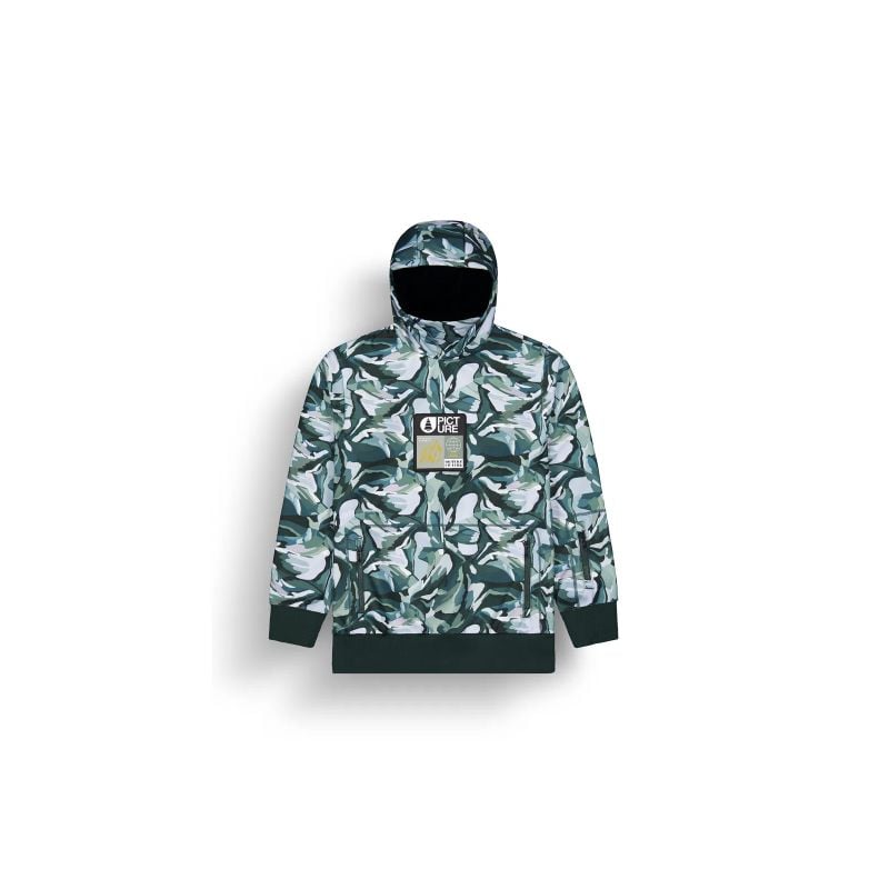 Technical ski sweatshirt Picture PARKER PRINTED JKT (Peppup Print)