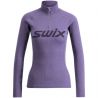 Haut manches longues SWIX RACEX MERINO HALF ZIP W (DUSTY PURPLE) Femme