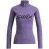 Camiseta de manga larga SWIX RACEX MERINO HALF ZIP W (DUSTY PURPLE) Mujer