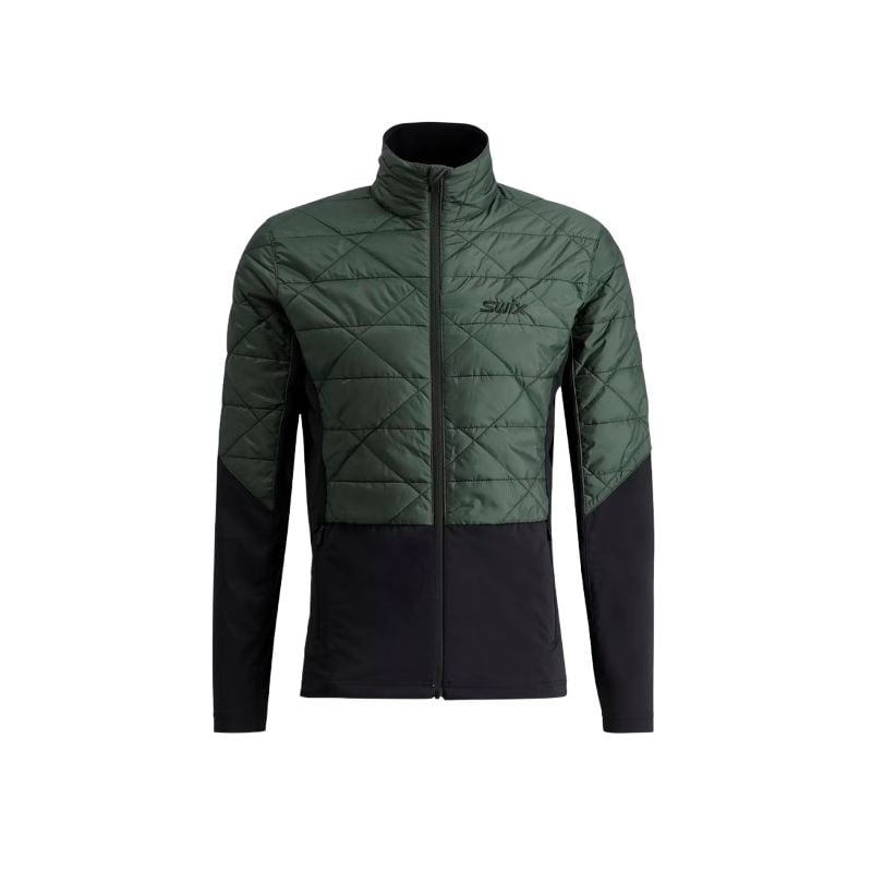 Insulated Jacket SWIX Infinity Hybrid Insulated Jacket M (FOREST-BLACK) Man