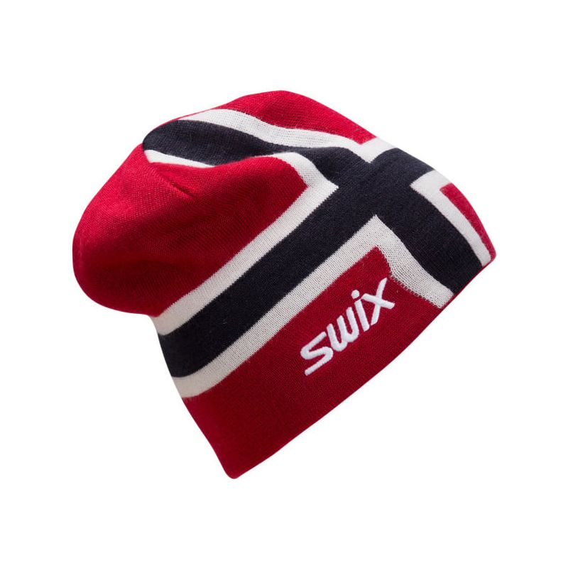 Mössa för barn SWIX Norway Beanie Jr (RED)