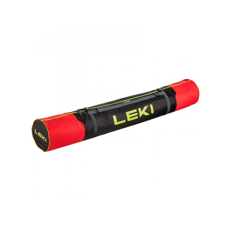 Skihoes Leki WCR 185 (helderrood-zwart-neongeel)