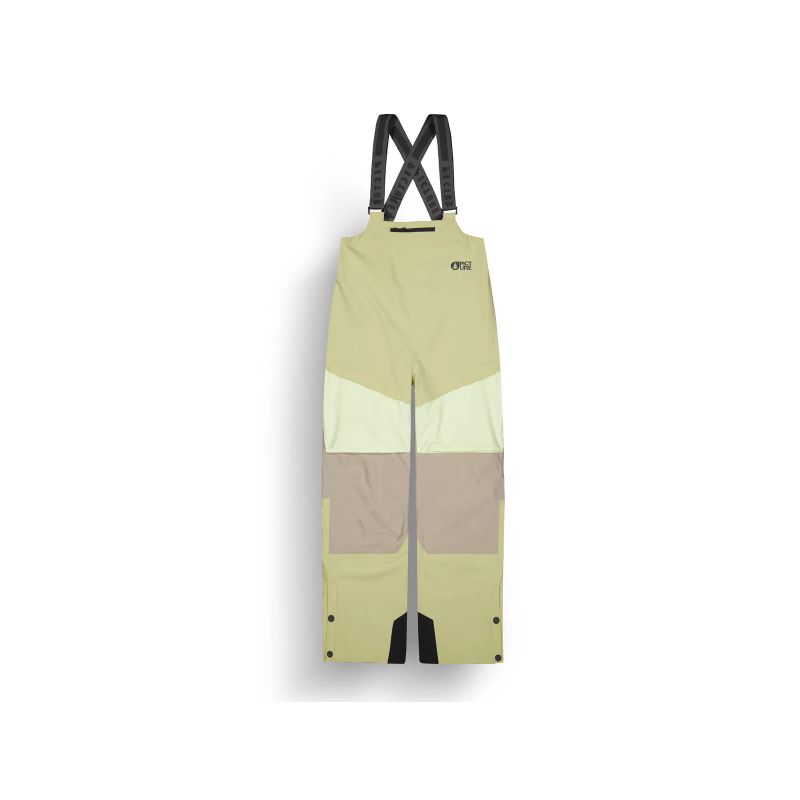Tuta da sci Picture ELWY BIB PANTS (C Hemp Roebuck Lime Cream) Donna