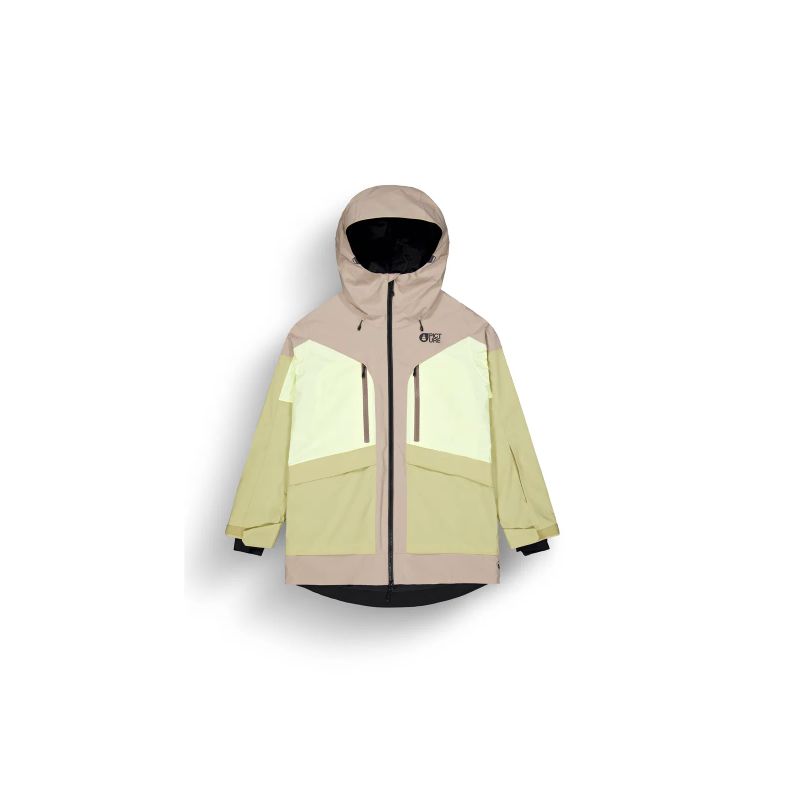 Freeride-jakke Picture HAAKON JKT (Roebuck Lime Cream Hemp) Women's