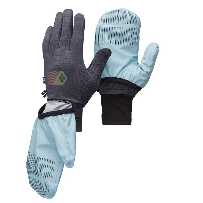Handschuhe Black Diamond GRIDTECH STORM HOOD GLOVES (Carbon-Glacier)