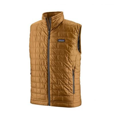 パタゴニア NANO PUFF VEST L RAPTOR BROWN Nano Puff Man Sleeveless Down Jacket (Raptor Brown) - Alpinstore