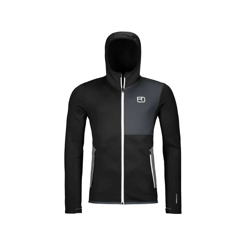 Men's Ortovox Fleece Hoody (black raven)