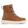 Vanntett damestøvel Sorel Explorer III JOAN (Velvet Tan, Chalk)
