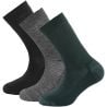 Socks Devold DAILY MERINO MEDIUM SOCK 3PK WOODS MIX