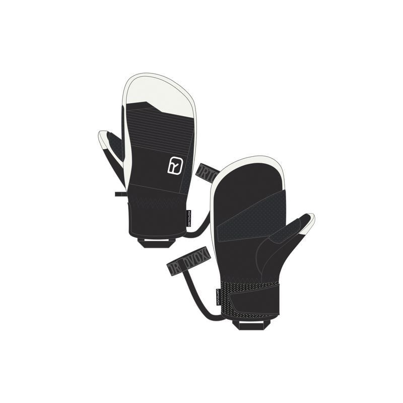 Mittens Ortovox FULL LEATHER MITTEN M (black raven)