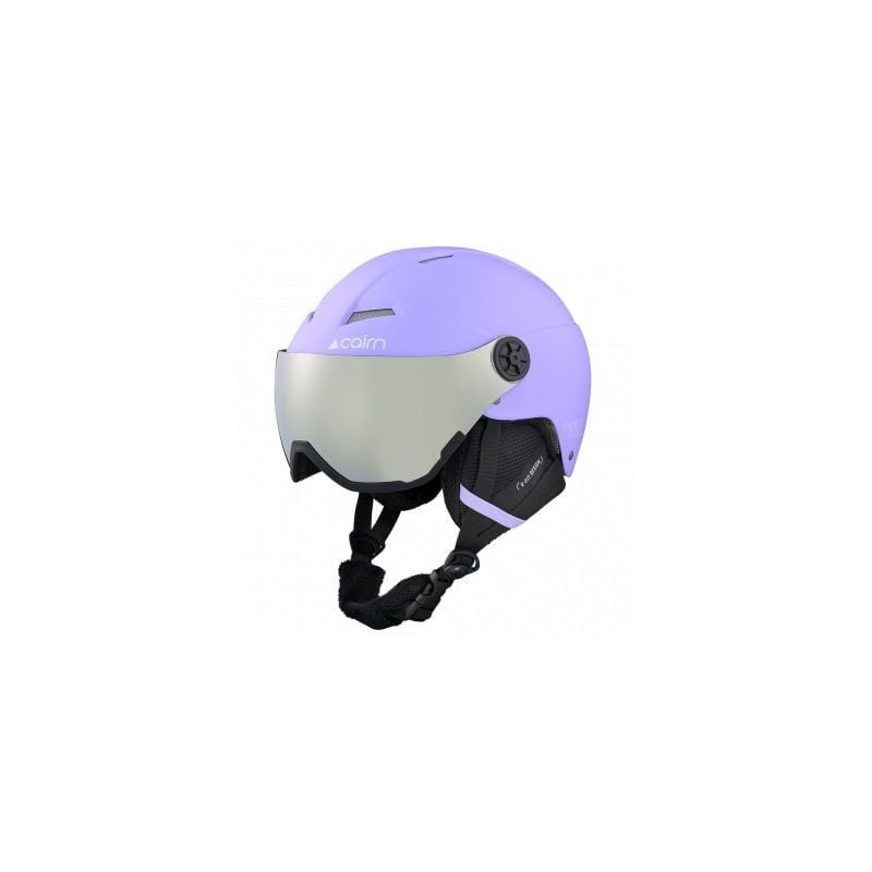 Casque de ski avec visiere CAIRN ANDROID VISOR J MAT (Lilac) Enfant