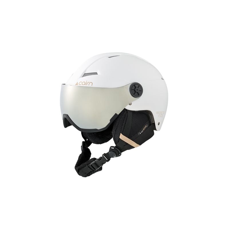 Skidräkt med visir Cairn Android Visor (Mat White Biscuit)