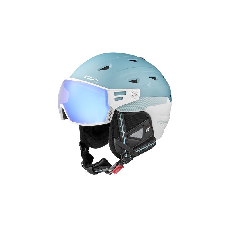 Casco con visera Cairn Shuffle S-visor Evolight Nxt (MAT METALLIC EUCALYPTUS)