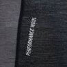 Haut technique ODLO BL TOP crew neck l/s - NATURAL PERFORMANCE PW 150 (grey melange - dark grey melange) homme
