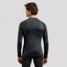 Teknisk top Odlo BL TOP crew neck l/s - NATURAL PERFORMANCE PW 150 (gråmeleret - mørkegråmeleret) man