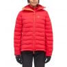Chaqueta con capucha de plumón HAGLÖFS Spitz para mujer (Rojo vivo)