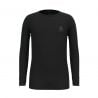 Ropa interior técnica para niños Odlo BL TOP cuello redondo l/s - MERINO 200 (negro)