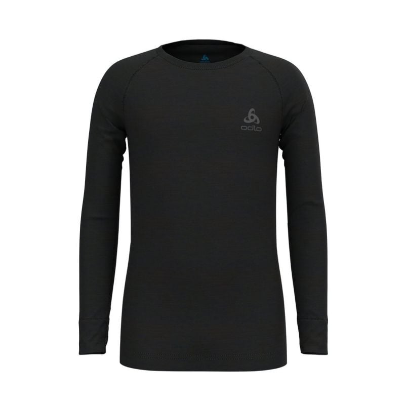 Teknisk undertøy til barn Odlo BL TOP crew neck l/s - MERINO 200 (svart)