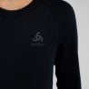 Teknisk undertøy til barn Odlo BL TOP crew neck l/s - MERINO 200 (svart)