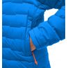 Spitz Down Hood Women Electric Blue