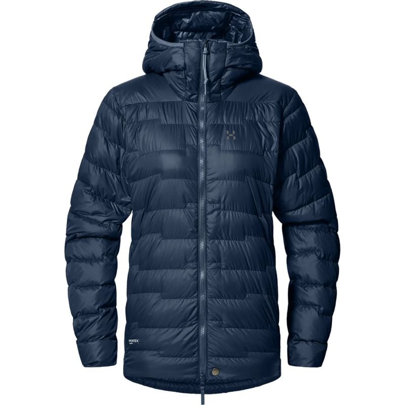 HAGLOFS ROC Flash Down Hood (Tarn Blue) jakke til kvinder