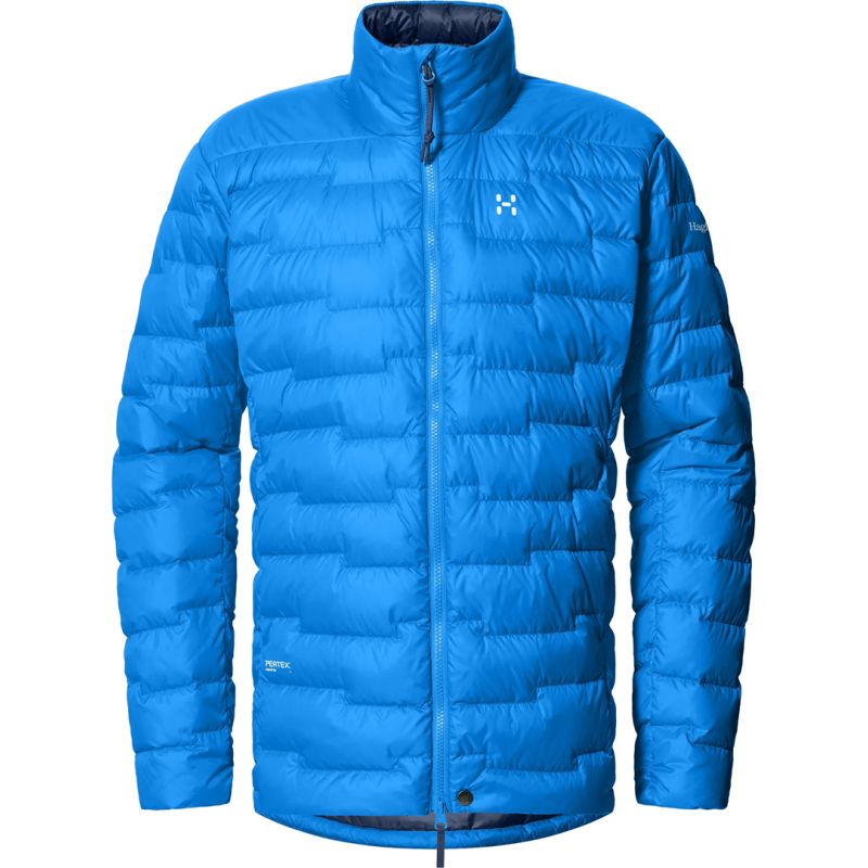 Heren HAGLOFS ROC Flash Donsjack (Electric Blue)