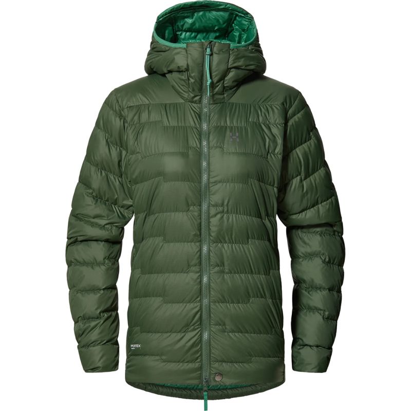 HAGLOFS ROC Flash Down Hood (Seaweed Green) Jacka för damer