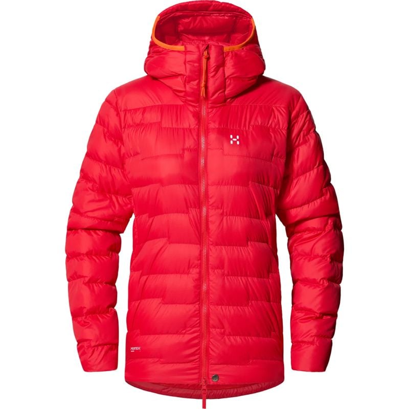 Giacca donna HAGLOFS ROC Flash Down Hood (rosso brillante)