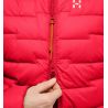 HAGLOFS ROC Flash Down Hood (Bright Red) jakke til kvinder