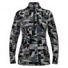 Odlo BL TOP turtle neck l/s half zip - MERINO HERITAGE (provinsblå - sort)