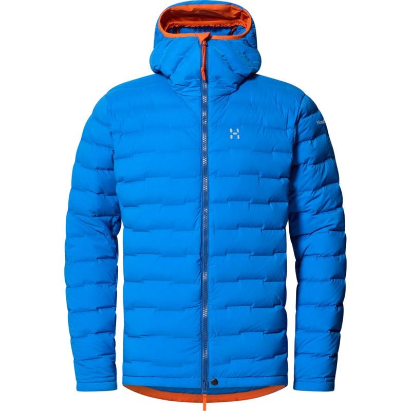 Chaqueta HAGLOFS Spitz Down Hood (Azul eléctrico) de hombre