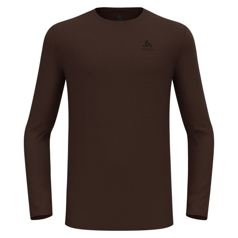 Miesten alusvaatteet Odlo BL TOP crew neck l/s - MERINO 160 (fudge)