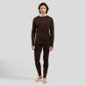Miesten alusvaatteet Odlo BL TOP crew neck l/s - MERINO 160 (fudge)