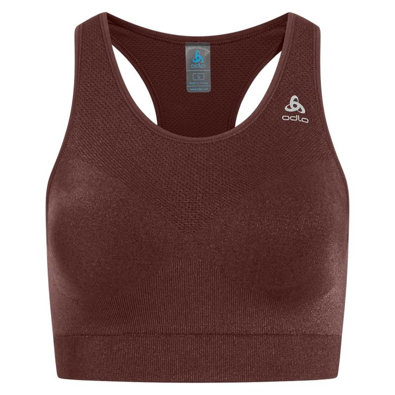 Sujetador de mujer Odlo Seamless Medium Ceramicool (Black Melange)