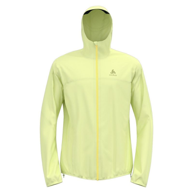 Vandtæt jakke Odlo Jakke - Herre X-ALP WATERPROOF (shadow lime)