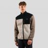 Odlo Mid layer full zip - ESSENTIAL HIGH PILE BLOCKED (nero - cenerino)