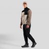Odlo Mid layer full zip - ESSENTIAL HIGH PILE BLOCKED (nero - cenerino)