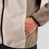 Odlo Mid layer full zip - ESSENTIAL HIGH PILE BLOCKED (black - cinder)