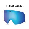 Bollé NEVADA NEO (Zwart Mat - Volt IJsblauw Cat 3 &amp Licht Vermiljoenblauw Cat 1)