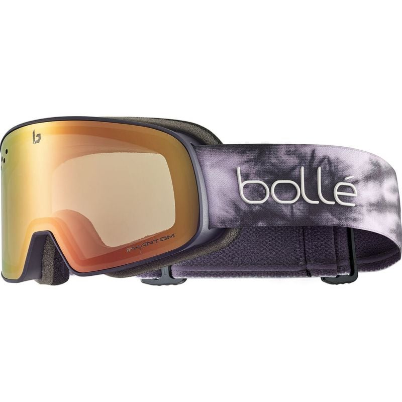Skidmask BOLLE NEVADA SMALL (Plum Tie & Dye Matte - Phantom Fire Red Cat 1 till 3)