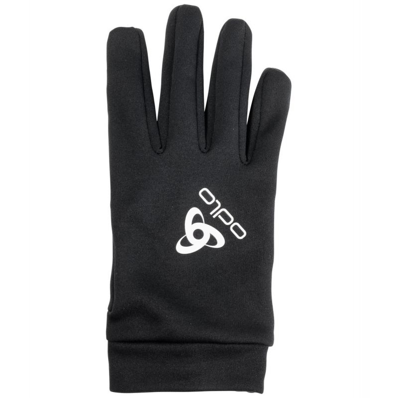 Handskar Odlo Handskar full finger - STRETCHFLEECE LINER E-TIP (svart)
